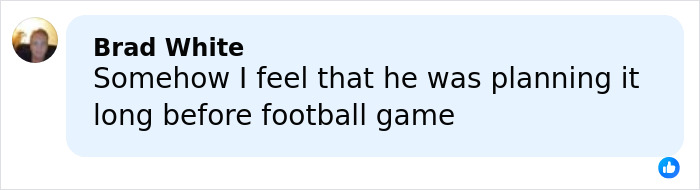 Screenshot of a Facebook comment about a man's heated NFL argument with family mentioning planning before football game. Screenshot of a Facebook comment about a man's heated NFL argument with family mentioning planning before football game.