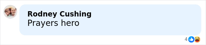 Comment on social media saying Prayers hero, reflecting support for Bondi Beach hero who confronted attacker. Comment on social media saying Prayers hero, reflecting support for Bondi Beach hero who confronted attacker.