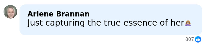 Comment by Arlene Brannan defending Karoline Leavitt, praising the true essence captured in her close-up photo. Comment by Arlene Brannan defending Karoline Leavitt, praising the true essence captured in her close-up photo.