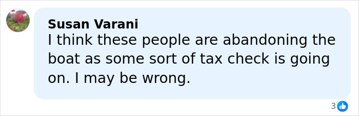 Comment from Susan Varani discussing reasons PR gurus cut ties with Prince Harry and Meghan Markle regarding tax check concerns. Comment from Susan Varani discussing reasons PR gurus cut ties with Prince Harry and Meghan Markle regarding tax check concerns.
