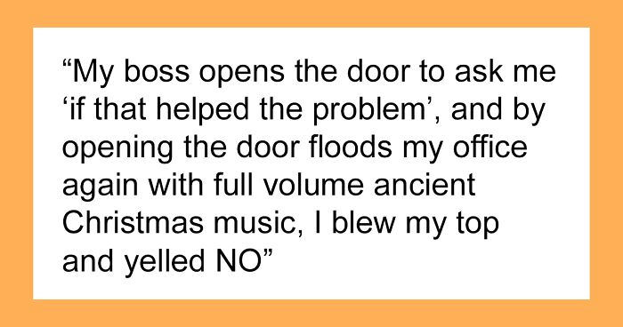 Man Refuses To Stop Blasting Christmas Music In The Office, Coworker Freaks Out And Rage Quits