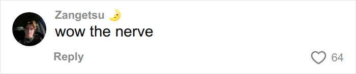 Comment on social media from user Zangetsu expressing disbelief about Cinnabon worker's racist tirade against Somali couple. Comment on social media from user Zangetsu expressing disbelief about Cinnabon worker's racist tirade against Somali couple.