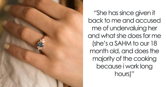 Man Buys A $3K Engagement Ring, Takes Heat From GF And Her Fam For Giving Her A “Cheap” Ring