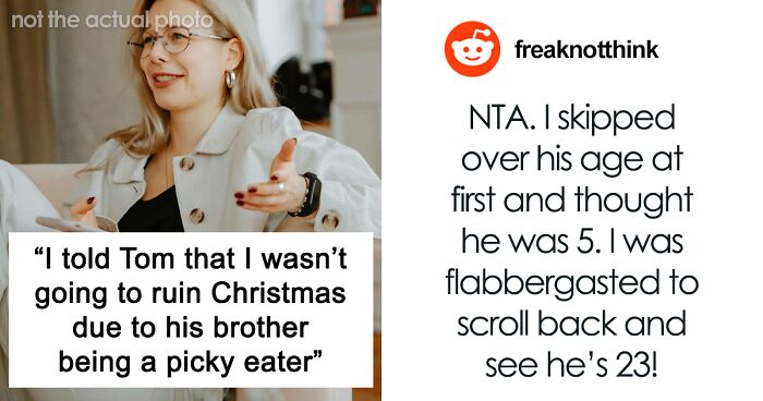 Picky Eater Demands Brother’s In-Laws Change Entire Christmas Menu For Him, Gets A Reality Check
