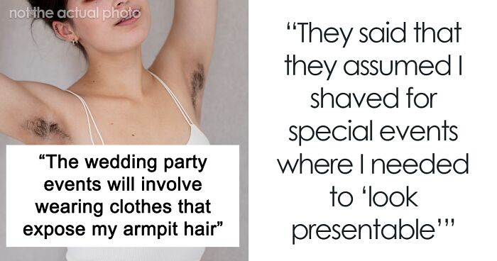 “Guests May Be Uncomfortable”: Bride And Groom Take Woman’s Hairy Armpits As Personal Insult