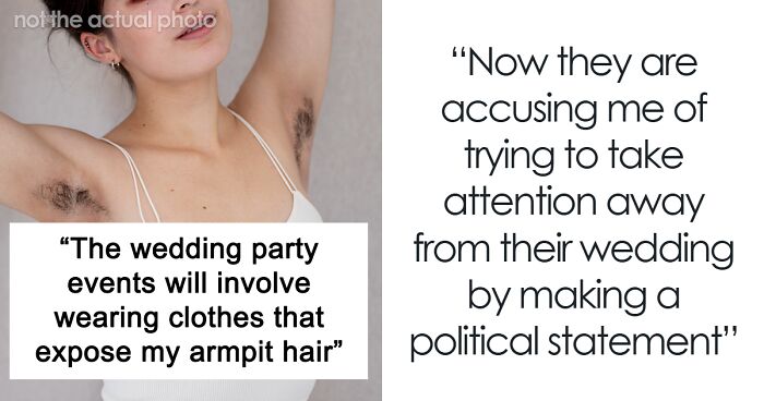 “Guests May Be Uncomfortable”: Bride And Groom Take Woman’s Hairy Armpits As Personal Insult
