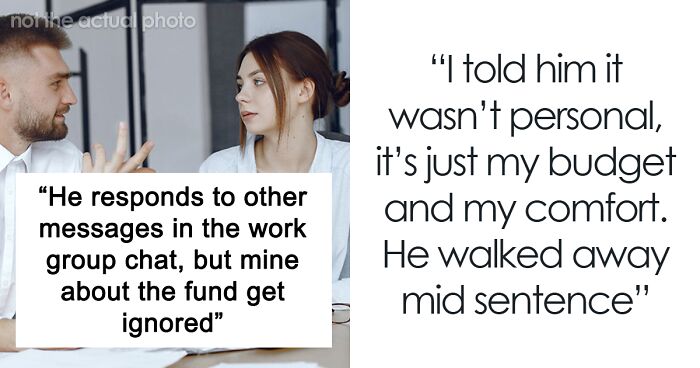 Woman Called Stingy For Wanting To Know Where Her Money Goes After Coworker Starts Acting Weird