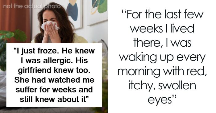 Guy Tries To Prove Roommate Is Not Allergic To Grass By Putting Some In Her Pillow