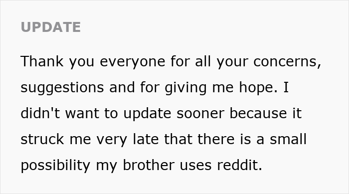 Update message expressing gratitude for support while being held hostage at parents' place, unsure of what to do next. Update message expressing gratitude for support while being held hostage at parents' place, unsure of what to do next.