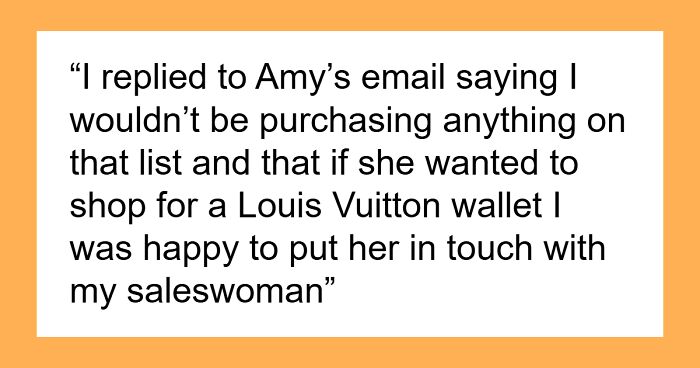 “Am I The Jerk For Refusing To Adhere To My SIL’s Christmas Gift List?”