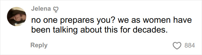 Comment from Jelena expressing frustration about lack of preparation for divorce, reflecting emotions of a SAHM at a loss. Comment from Jelena expressing frustration about lack of preparation for divorce, reflecting emotions of a SAHM at a loss.