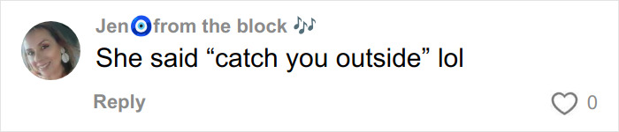 Comment on social media with a female profile picture reacting to a viral teen pepper-spraying tourists incident.