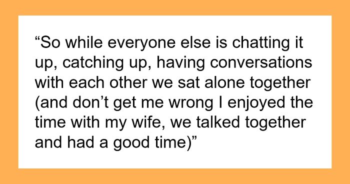 Parents Sit Son And His Wife In Another Room At A Crowded Thanksgiving Party, Man Gets Upset