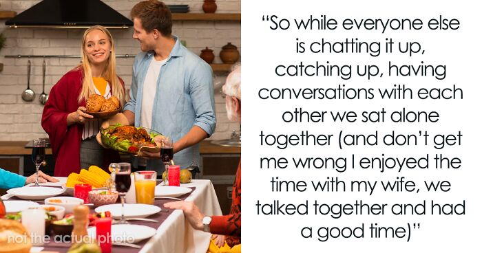 Parents Sit Son And His Wife In Another Room At A Crowded Thanksgiving Party, Man Gets Upset