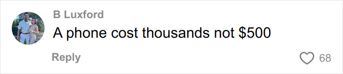 Comment on social media from B Luxford criticizing the cost mentioned in a GoFundMe post related to Bondi Beach attack outrage. Comment on social media from B Luxford criticizing the cost mentioned in a GoFundMe post related to Bondi Beach attack outrage.