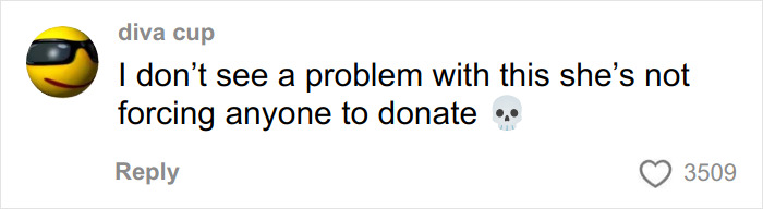 Social media comment defending single mom’s tone deaf GoFundMe after Bondi Beach attack sparks outrage, with skull emoji. Social media comment defending single mom’s tone deaf GoFundMe after Bondi Beach attack sparks outrage, with skull emoji.