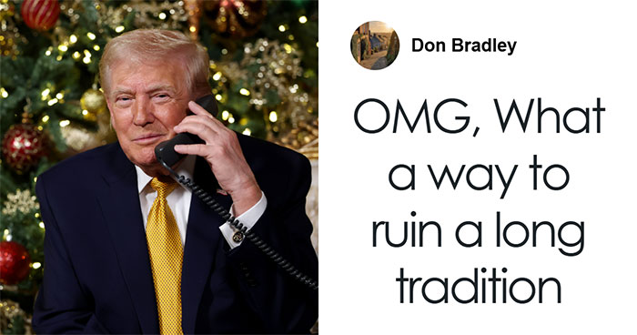 Trump’s “Demented” Comments About “Bad Santa” To Kids On Christmas Eve Spark Outrage
