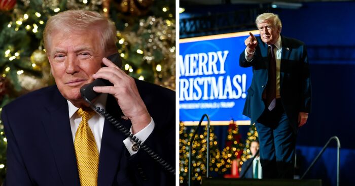 Trump’s “Demented” Comments About “Bad Santa” To Kids On Christmas Eve Spark Outrage