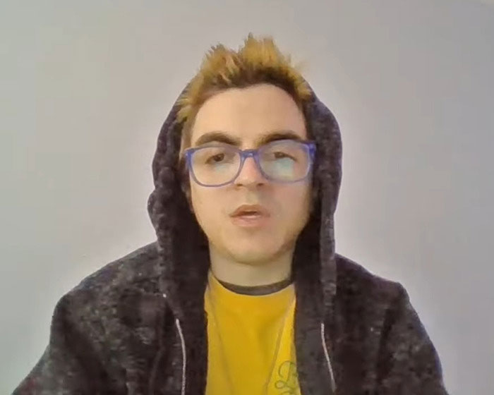 Nickelodeon star wearing glasses and hoodie in a heartbreaking video revealing struggle with homelessness and personal challenges. Nickelodeon star wearing glasses and hoodie in a heartbreaking video revealing struggle with homelessness and personal challenges.