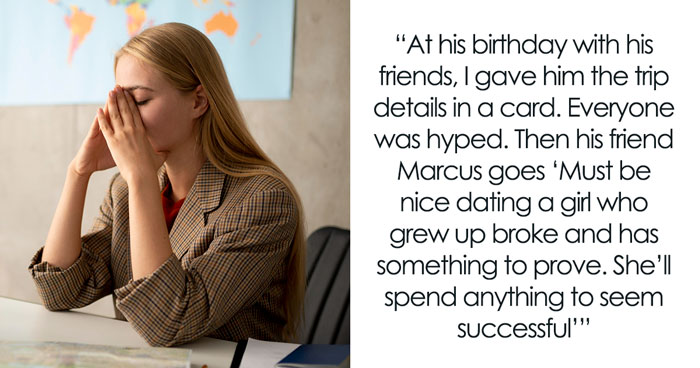 BF Says GF Overcompensates For Growing Up Poor, Defends Friend’s Joke, Loses Hawaii Vacation