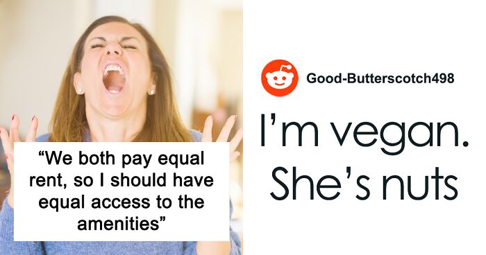 Person Refuses To Follow Roommate’s Strict Vegan Rules In Shared Kitchen, Gets Called “Selfish”