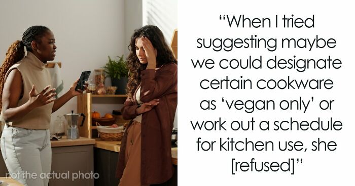 Person Refuses To Follow Roommate’s Strict Vegan Rules In Shared Kitchen, Gets Called “Selfish”