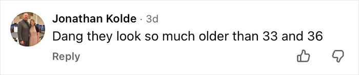 Comment by Jonathan Kolde expressing surprise at how much older people look compared to their ages in a viral then-and-now Home Alone video.