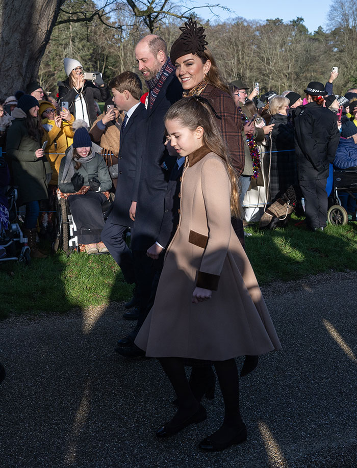 Kate Middleton walking with family during Christmas appearance as video of her alleged scar sparks conspiracy theories.