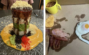 55 Restaurant Dishes Served So Strangely People Took Photos First