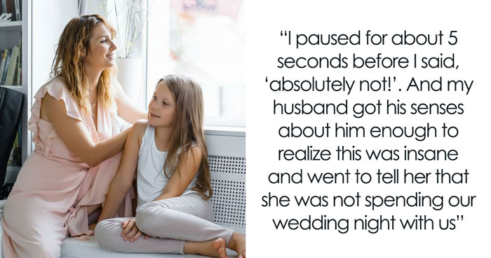 Uninvited Guest Treats Wedding Night Like It’s A Sleepover, Shocked As Bride And Groom Kick Her Out
