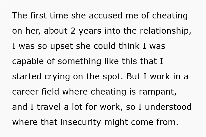Text excerpt about wife accusing husband of cheating, highlighting relationship insecurity and reputation damage after 10 years. Text excerpt about wife accusing husband of cheating, highlighting relationship insecurity and reputation damage after 10 years.