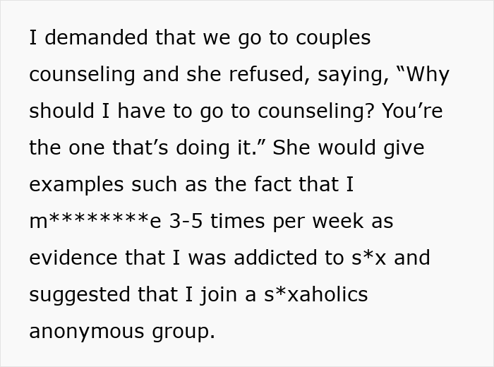Wife of 10 years ruins husband’s reputation after refusing couples counseling and accusing him falsely. Wife of 10 years ruins husband’s reputation after refusing couples counseling and accusing him falsely.