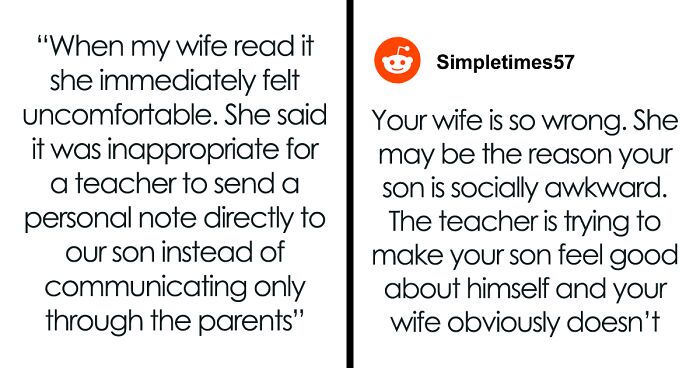 Mom Is Furious A Teacher Sent Her Son A Personal Note Instead Of Going Through The Parents