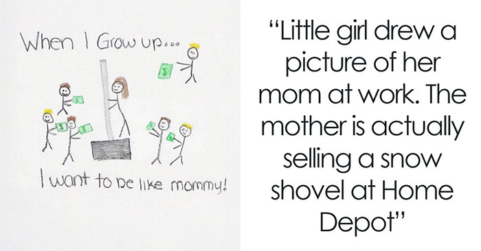 “A Very Flattering Portrait Of Me”: 39 Funny Drawings By Kids Who Have No Filter Whatsoever