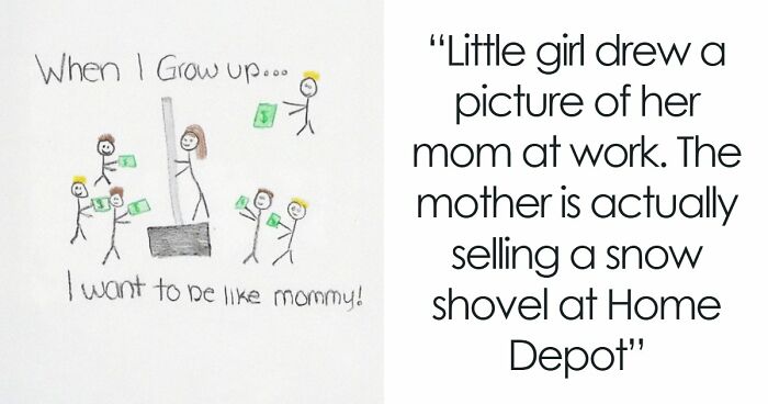 “A Very Flattering Portrait Of Me”: 39 Funny Drawings By Kids Who Have No Filter Whatsoever