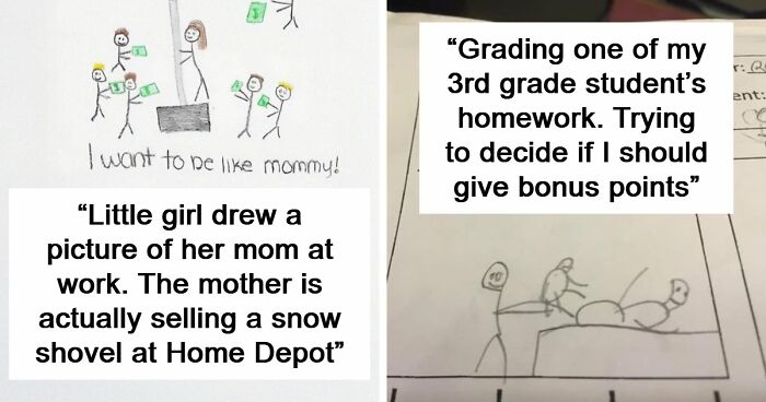 “I Can’t Stop Laughing At It”: 39 Times Kids Proudly Presented Their Wild Drawings As Art