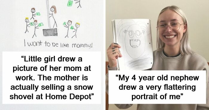 “I Can’t Stop Laughing At It”: 39 Times Kids Proudly Presented Their Wild Drawings As Art