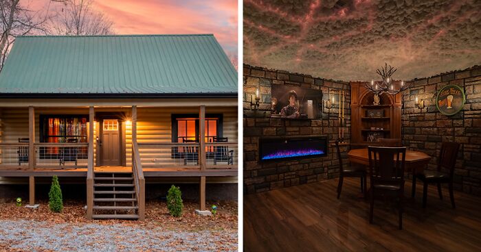 I Transformed A Cabin Into A Wizarding Hideout With A Moving Portrait And A Secret Tavern