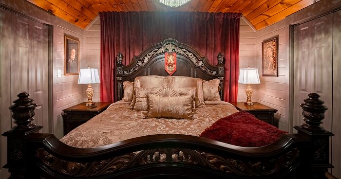 I Transformed A Cabin Into A Wizarding Hideout With A Moving Portrait And A Secret Tavern