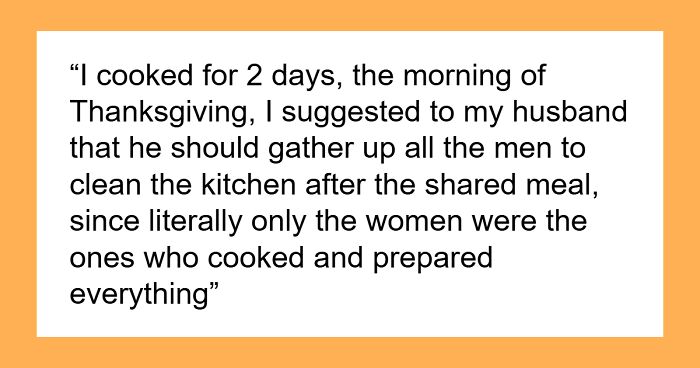 Guy Weasels His Way Out Of Deal To Clean Up After Thanksgiving, Gets Mad When Wife Confronts Him