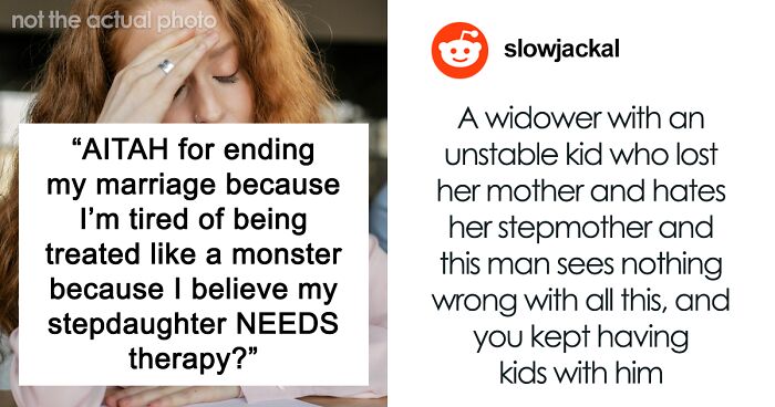 Woman Can’t Stand Stepdaughter’s Behavior And In-Laws’ Comments, Leaves Husband After 8 Years