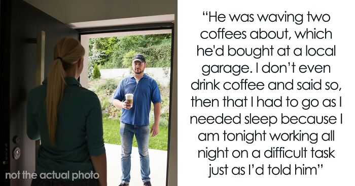 Lady Comforts Grieving Neighbor Over A Cup Of Tea, He Gets The Entirely Wrong Idea