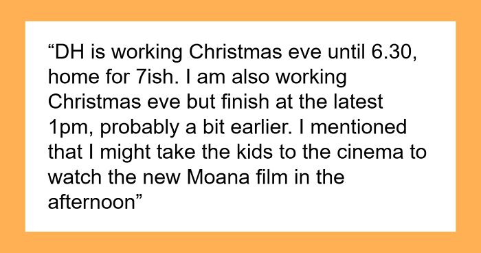 “He Is A Selfish Man”: Hubby Gets Mad About Missing Cinema Outing With Wife And Stepkids On Xmas Eve
