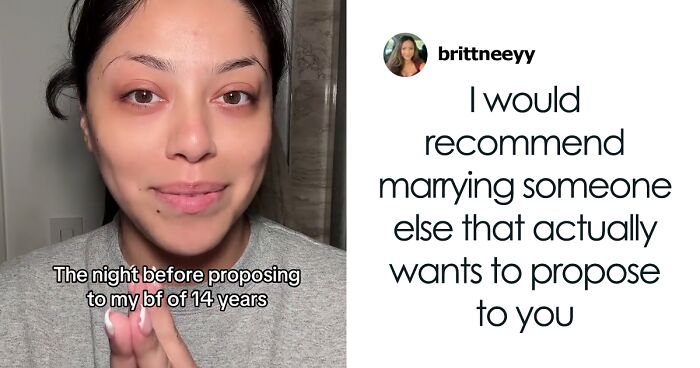 People Are Convinced This Man Didn’t Want To Be At His Own Proposal Organized By GF Of 14 Years