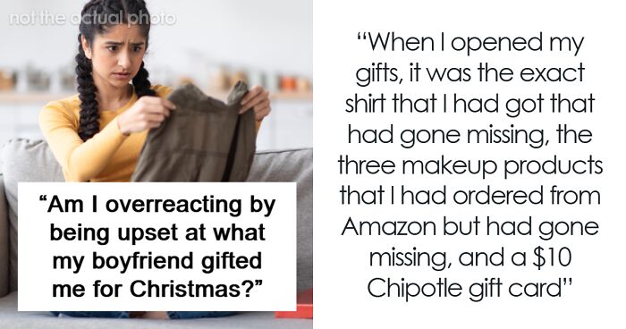 Woman Confused About Christmas Gifts From BF As They Are The Exact Items That Went Missing Earlier