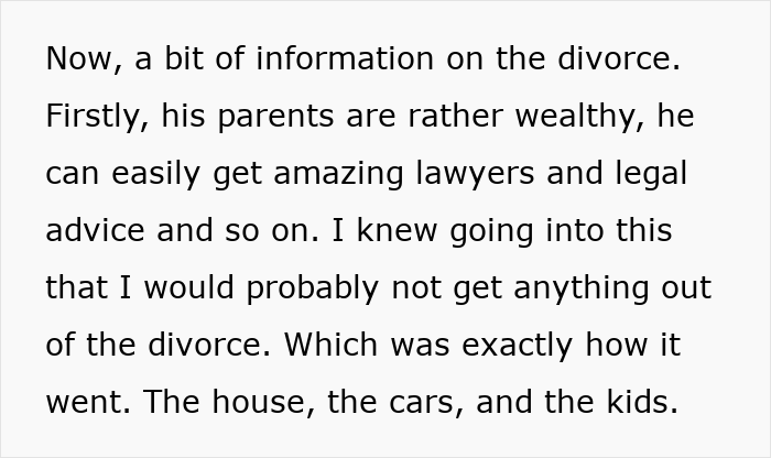 Text discussing a mom running away from her kids on Christmas and the impact of the experience on her family.