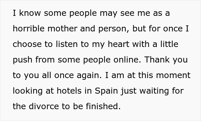 Alt text: Mom reflects on her feelings and support received after running away from her kids on Christmas, facing a wake-up call.