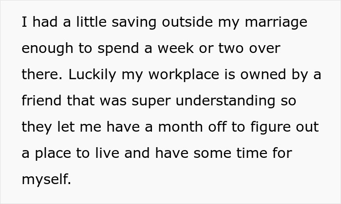 Text excerpt from a personal story about a mom running away from her kids on Christmas and getting a wake-up call.