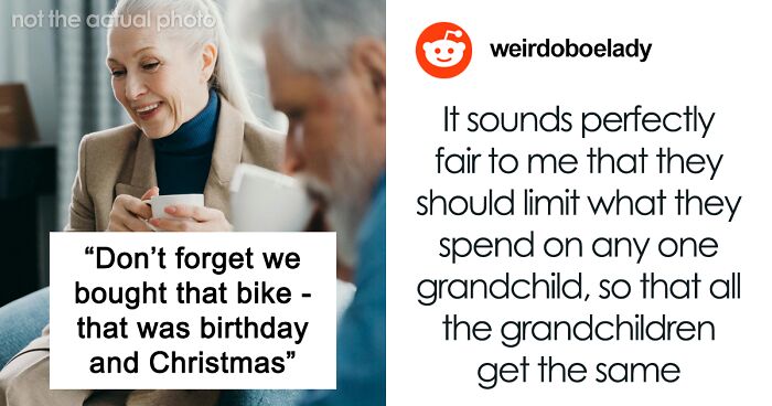 Grandparents Combine Birthday And Christmas Gift, The Mom Feels Scammed