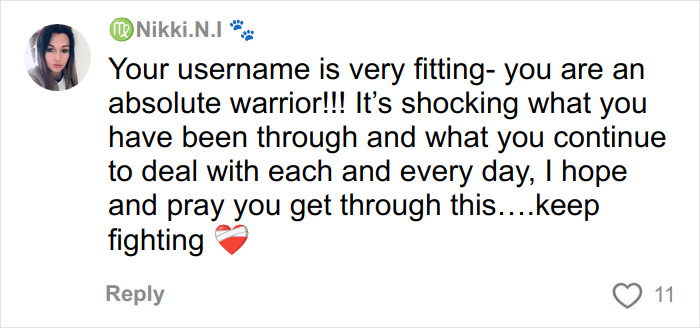 Comment from Nikki.N.I expressing support and shock for woman who got veneers in Turkey and experienced nose collapse. Comment from Nikki.N.I expressing support and shock for woman who got veneers in Turkey and experienced nose collapse.